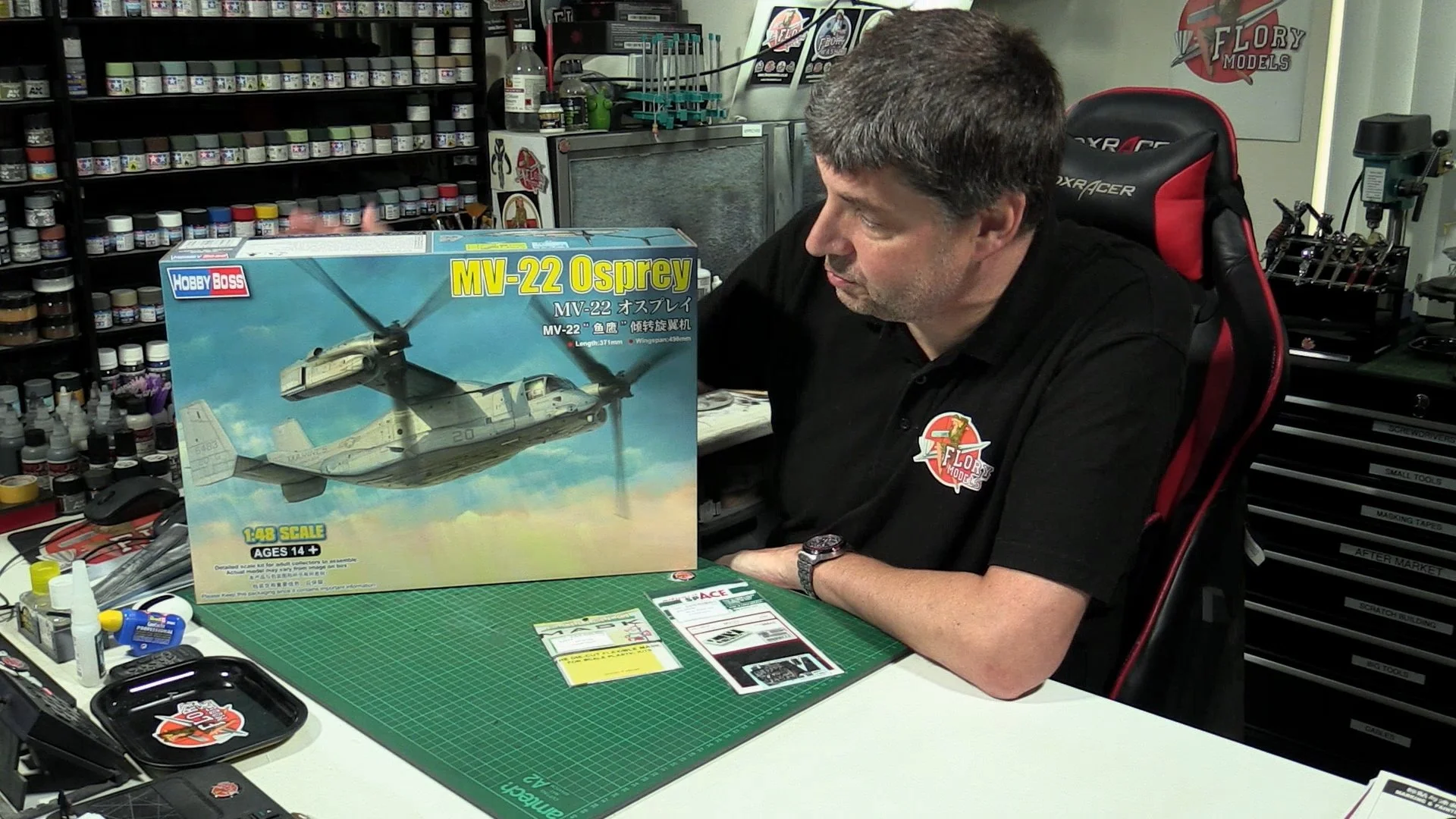Hobby Boss 1/48 MV-22 Osprey Video Build — Flory Models